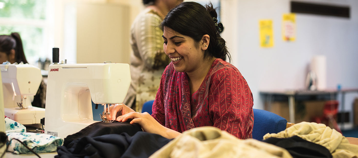 Sewing at Beeston Village